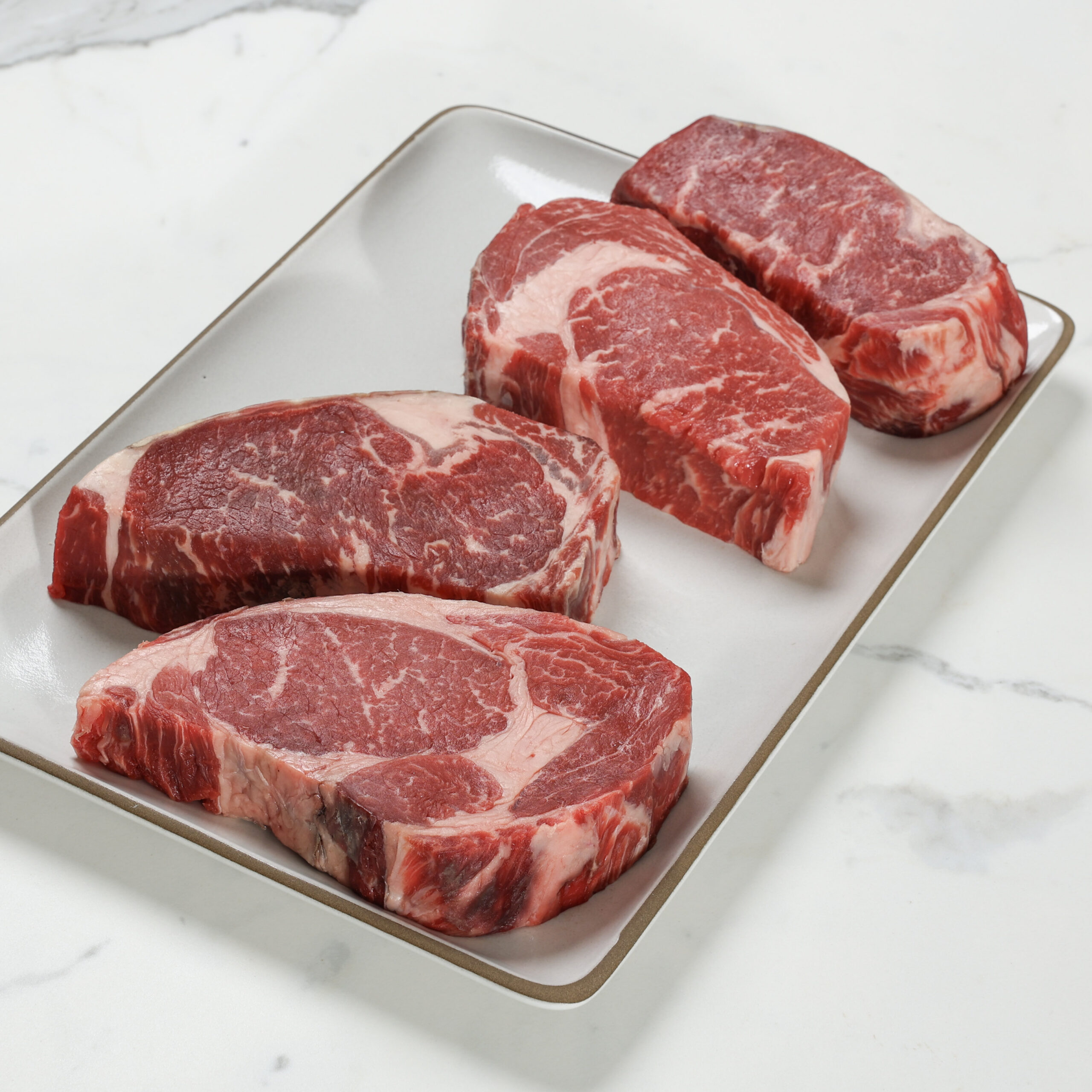 Mismatched Ribeye Steaks